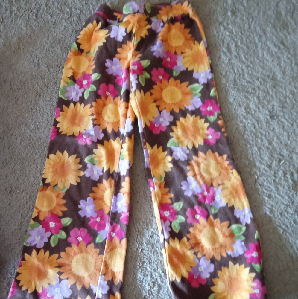 Gymboree sunflower leggings